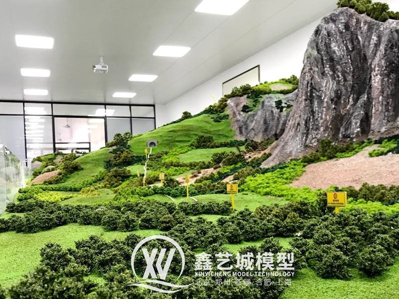 景区地貌沙盘模型