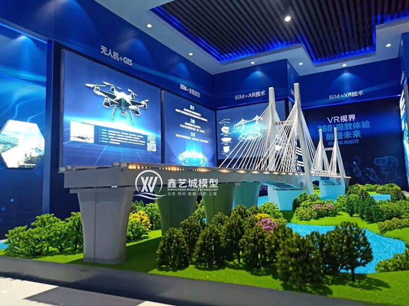 高速桥梁沙盘模型