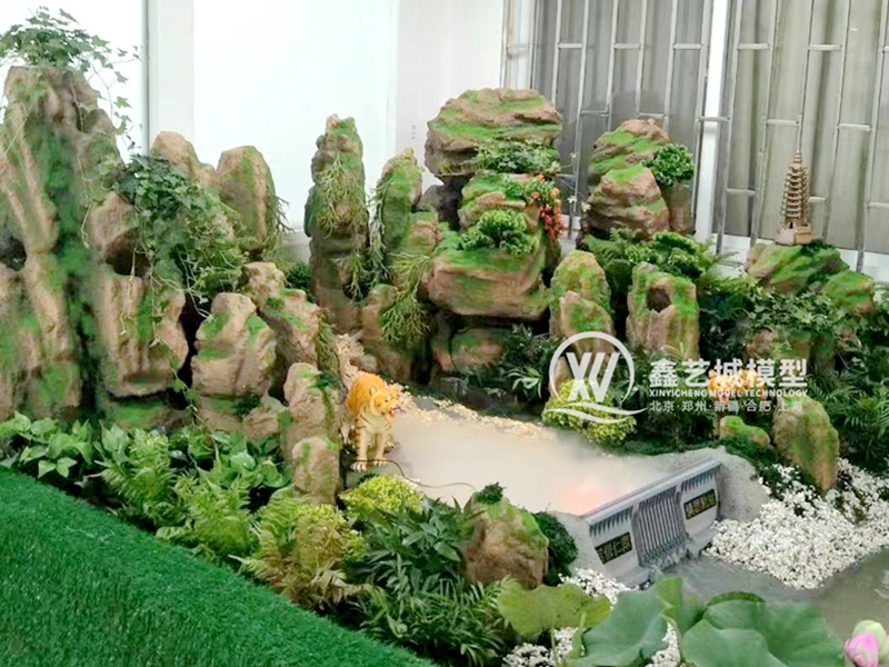 景区地貌沙盘模型