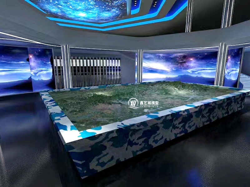 军事电子互动沙盘模型