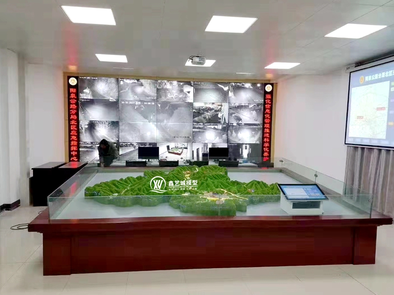 军事电子互动沙盘模型