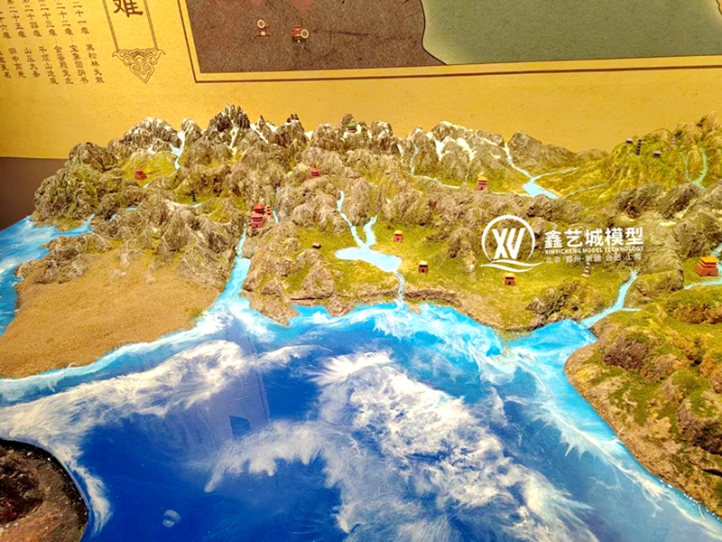 景区地貌沙盘模型