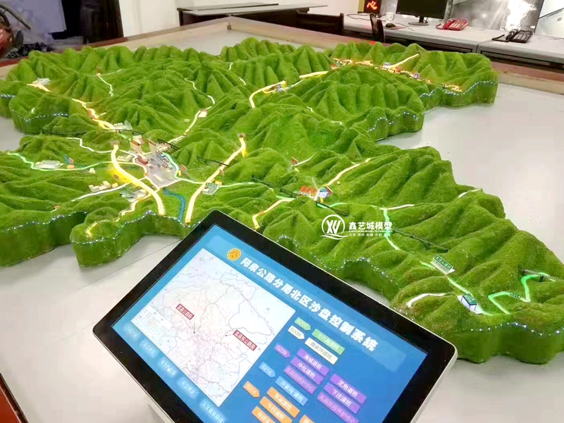 军事电子互动沙盘模型