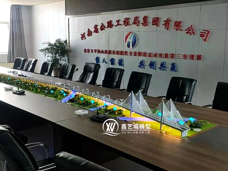高速桥梁沙盘模型