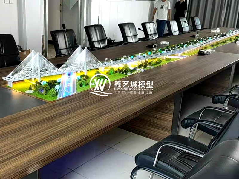 高速桥梁沙盘模型