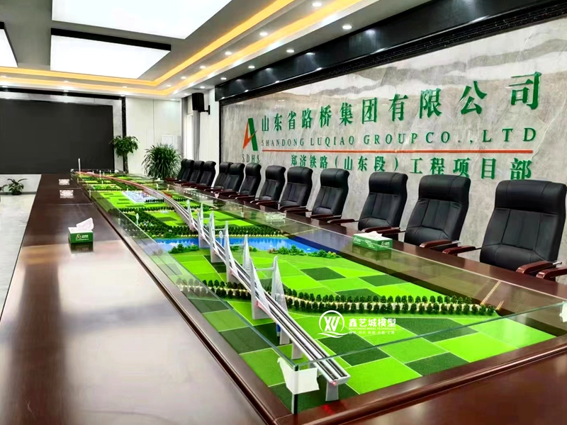 高速桥梁沙盘模型