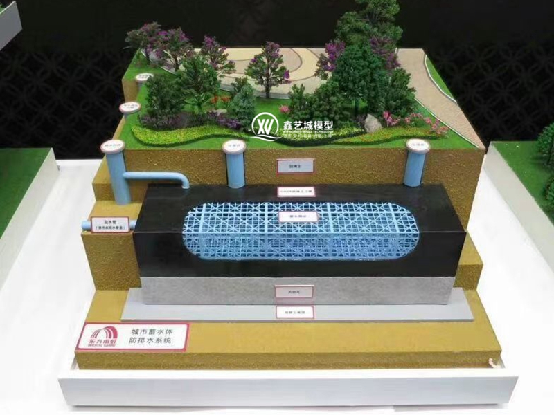 虹吸防水沙盘模型