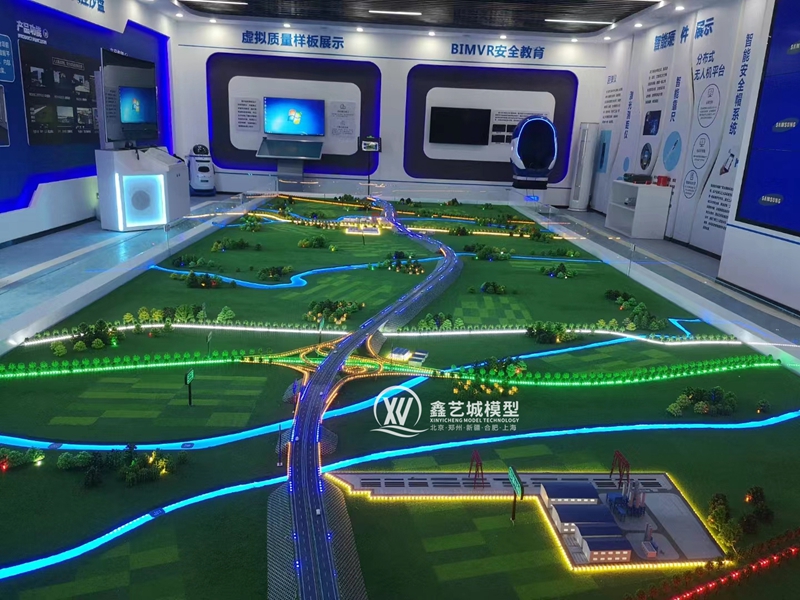 高速桥梁沙盘模型